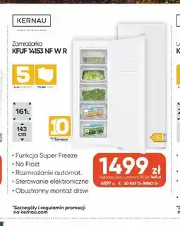 Max Elektro Zamrażarka Kernau KFUF 14153 NF W R oferta
