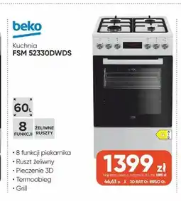 Max Elektro Beko Kuchnia Beko FSM 52330DWDS oferta