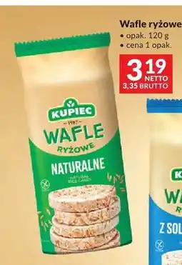 Makro Wafle ryżowe naturalne Kupiec oferta