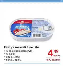 Makro Filety z makreli w sosie pomidorowym Fine Life oferta