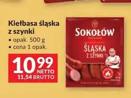 Makro Kiełbasa śląska z szynki Sokołów oferta