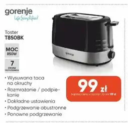 Max Elektro Toster Gorenje T850BK oferta