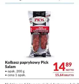 Makro Kolbasz paprykowy Pick Salam oferta