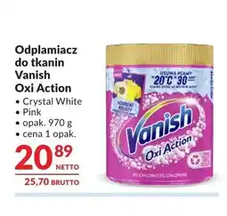 Makro Odplamiacz do tkanin Vanish Oxi Action Crystal White oferta