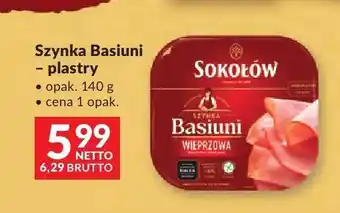Makro Szynka Basiuni Sokołów plastry oferta