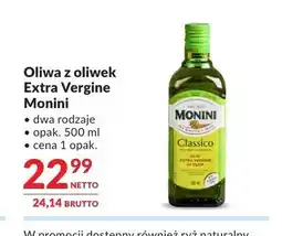 Makro Oliwa z oliwek Extra Vergine Monini Classico oferta