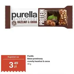Dino Baton proteinowy Purella Superfoods Protein Crunchy hazelnut & cocoa oferta