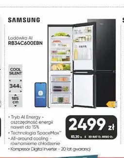 Max Elektro Lodówka AI Samsung RB34C600EBN oferta