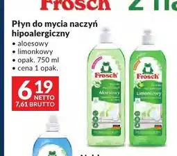 Makro Płyn do mycia naczyń hipoalergiczny Frosch aloesowy oferta