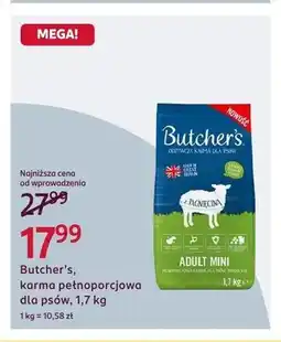 Rossmann Karma pełnoporcjowa dla psów Butcher's Adult Mini oferta