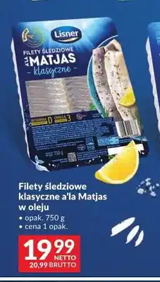 Makro Filety śledziowe klasyczne a'la Matjas w oleju Lisner oferta
