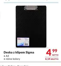 Makro Deska z klipem Sigma A4 oferta