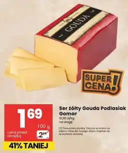 Delikatesy Centrum Ser żółty Gouda Podlasiak Gomar oferta