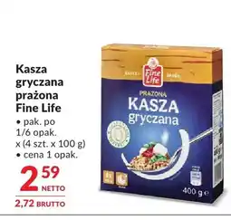 Makro Kasza gryczana prażona Fine Life 4-pak oferta