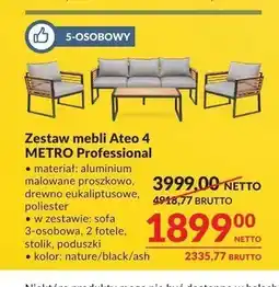 Makro Zestaw mebli Ateo 4 METRO Professional oferta