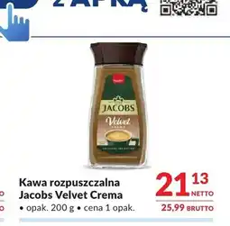 Makro Kawa rozpuszczalna Jacobs Velvet Crema oferta