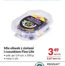 Makro Mix oliwek z ziołami i czosnkiem Fine Life oferta
