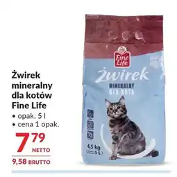 Makro Żwirek mineralny dla kotów Fine Life oferta