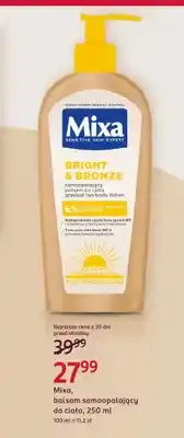 Rossmann Balsam samoopalający do ciała Mixa Sensitive Skin Expert Bright & Bronze oferta