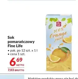 Makro Sok pomarańczowy Fine Life oferta