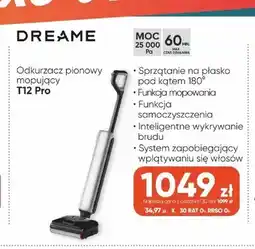 Max Elektro Odkurzacz pionowy mopujący Dreame T12 Pro oferta