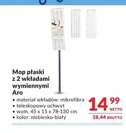Makro Mop płaski z 2 wkładami wymiennymi Aro oferta