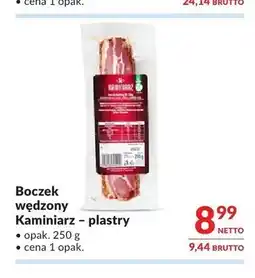 Makro Boczek wędzony Kaminiarz plastry oferta