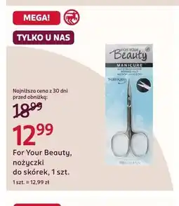 Rossmann Nożyczki do skórek For Your Beauty oferta