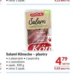 Makro Salami Könecke z pieprzem plastry oferta