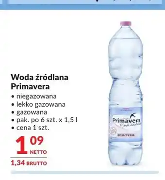 Makro Woda źródlana Primavera oferta