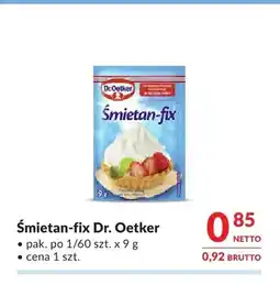 Makro Śmietan-fix Dr. Oetker oferta