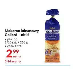 Makro Makaron luksusowy Goliard nitki oferta
