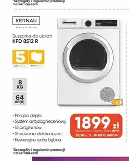 Max Elektro Suszarka do ubrań Kernau KFD 8512 R oferta