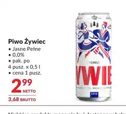 Makro Piwo Żywiec Jasne Pełne oferta