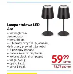 Makro Lampa stołowa LED Aro 2-pak oferta