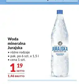 Makro Woda mineralna Jurajska oferta