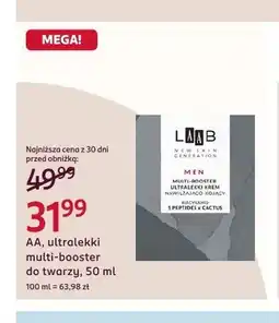 Rossmann AA Men ultralekki multi-booster do twarzy oferta