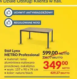 Makro Stół Lynx METRO Professional oferta