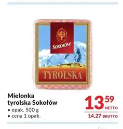 Makro Mielonka tyrolska Sokołów oferta