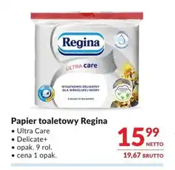 Makro Papier toaletowy Regina Ultra Care 9-pak oferta