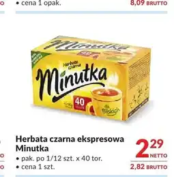 Makro Herbata czarna ekspresowa Minutka oferta