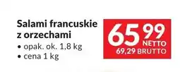 Makro Salami francuskie z orzechami Bell oferta