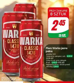 Dino Piwo Warka jasne pełne oferta