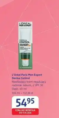 dm drogerie markt Nawilżający krem regulujący nadmiar sebum Derma Control L'Oréal Paris Men Expert oferta