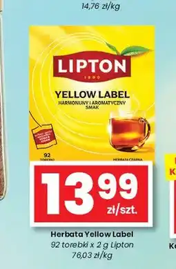 EMMA market Herbata czarna Lipton Yellow Label oferta