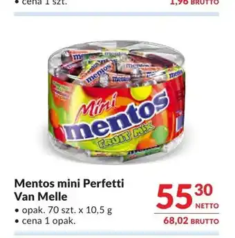Drażetki Mentos mini