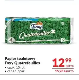 Makro Papier toaletowy Foxy Quatrefeuilles oferta