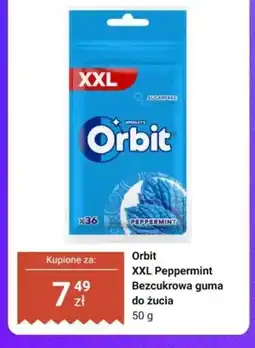 Dino Guma do żucia Orbit XXL Peppermint bezcukrowa oferta