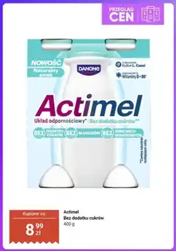 Dino Napój probiotyczny Actimel Bez dodatku cukrów 4-pak oferta