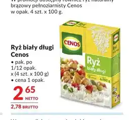Makro Ryż biały długi Cenos 4-pak oferta